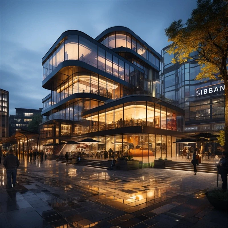 2 story prefab supermarket building5